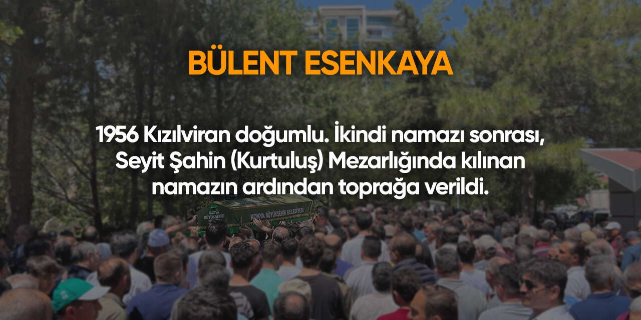 Konya'da bugün vefat edenler | 18 Aralık 2025 2
